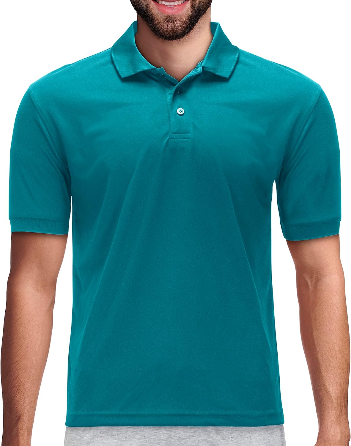 Men's Dri Fit Moisture Wicking Polo Shirt - Big