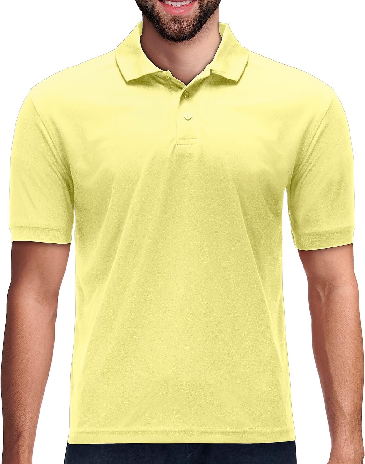 Men's Dri Fit Moisture Wicking Polo Shirt - Big