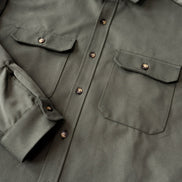 Lined Yukon Flannel Shirt Jacket, Olive