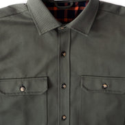 Lined Yukon Flannel Shirt Jacket, Olive