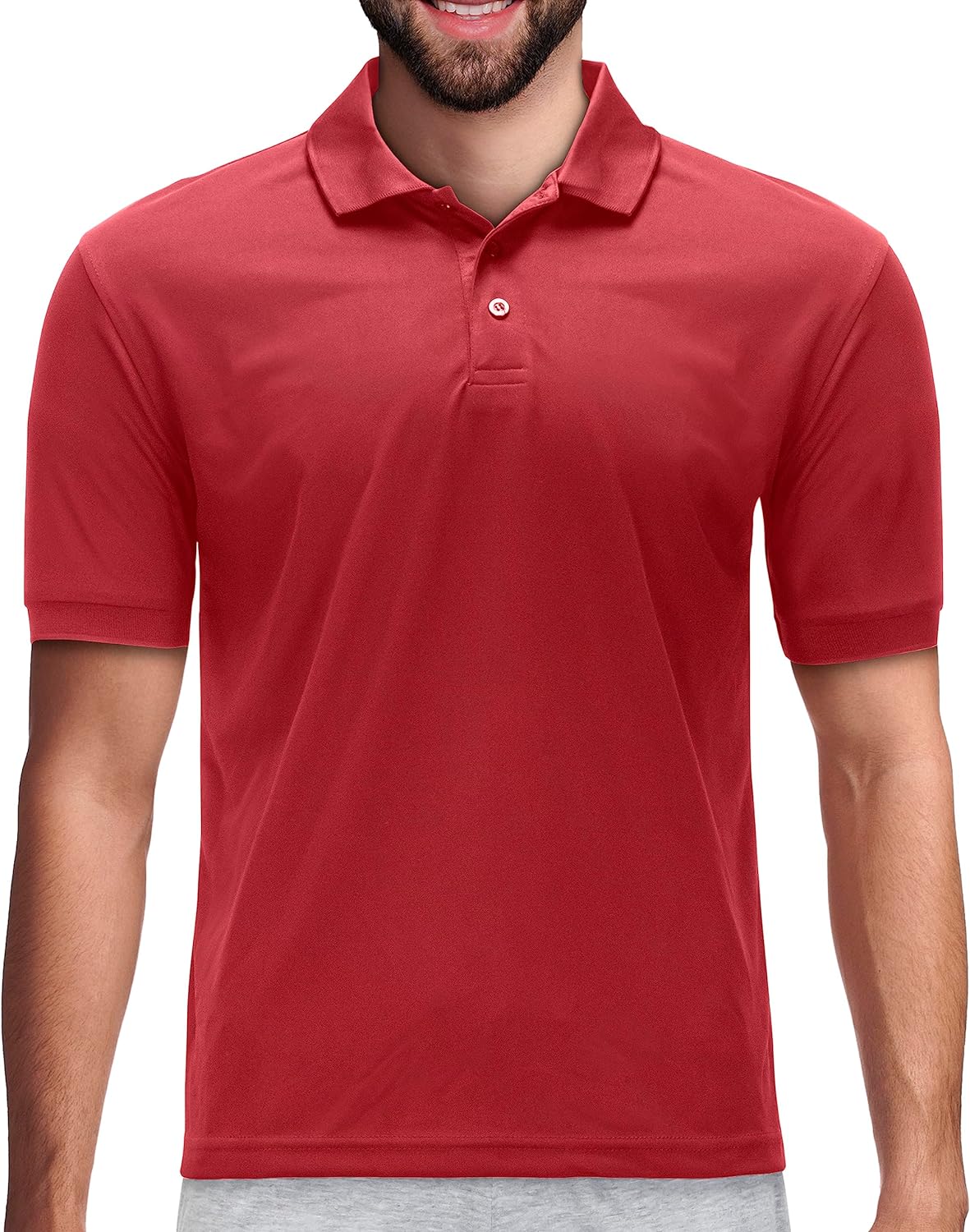 Men's Dri Fit Moisture Wicking Polo Shirt - Big