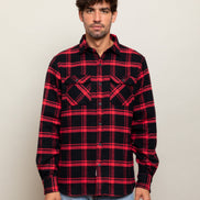 Field Grand Flannel, Huntsman Plaid in Black