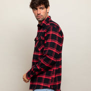 Field Grand Flannel, Huntsman Plaid in Black