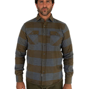 Field Grand Flannel, Caper Green