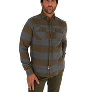 Field Grand Flannel, Caper Green