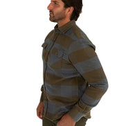 Field Grand Flannel, Caper Green