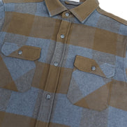 Field Grand Flannel, Caper Green