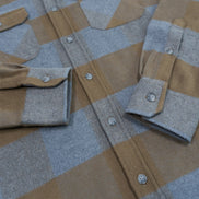 Field Grand Flannel, Caper Green