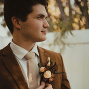 Champagne Men's Tie