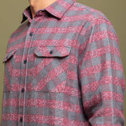 Grand Flannel, Burgundy