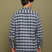 Grand Flannel, Charcoal Gingham
