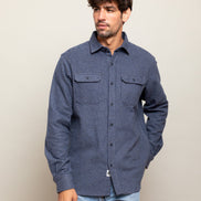 Grand Flannel, Dark Blue Mini Check