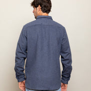 Grand Flannel, Dark Blue Mini Check