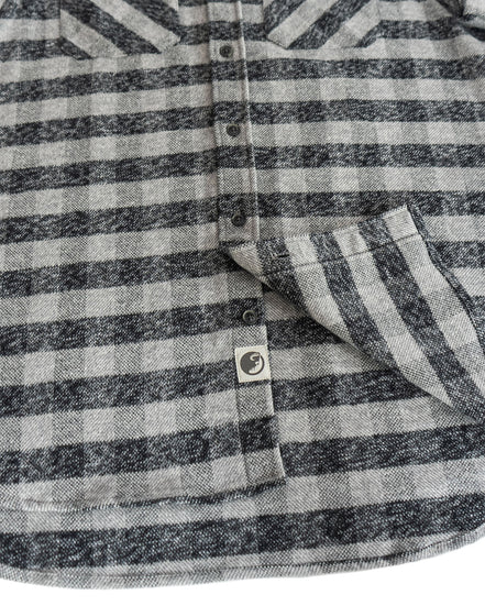 Grand Flannel, Charcoal Gingham