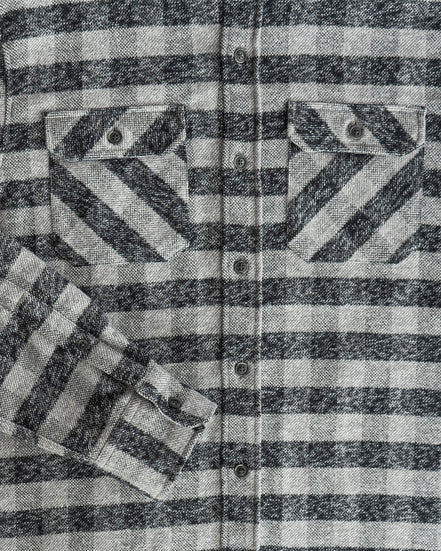 Grand Flannel, Charcoal Gingham