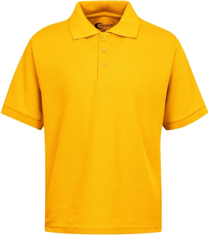 Boy's Short Sleeve Pique Polo Shirt