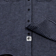Grand Flannel, Dark Blue Mini Check