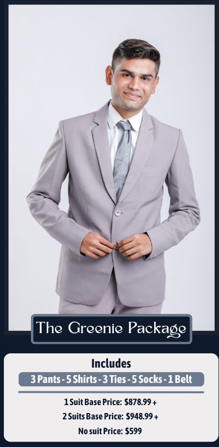 Missionary Package - Greenie - 2 Suits