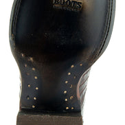 Brown Caiman Belly Print Men's Cowboy Boots