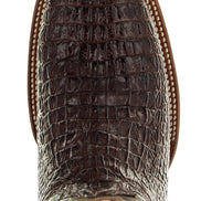 Brown Caiman Belly Print Men's Cowboy Boots