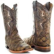 Soto Boots Men's Pirarucu Print Cowboy Boots