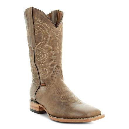 Soto Boots Mens Tan Broad Square Toe Cowboy Boot