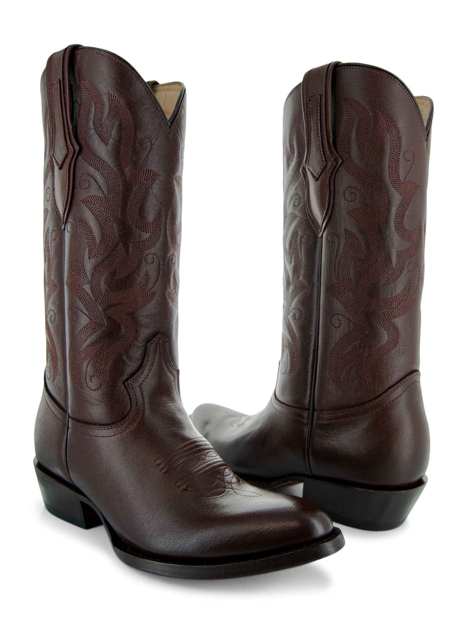 Cowboy Dress Boots | Mens Classic Round-Toe Boots