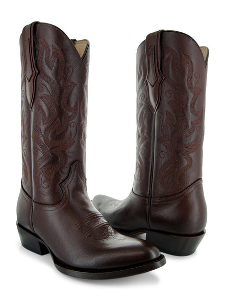 Cowboy Dress Boots | Mens Classic Round-Toe Boots