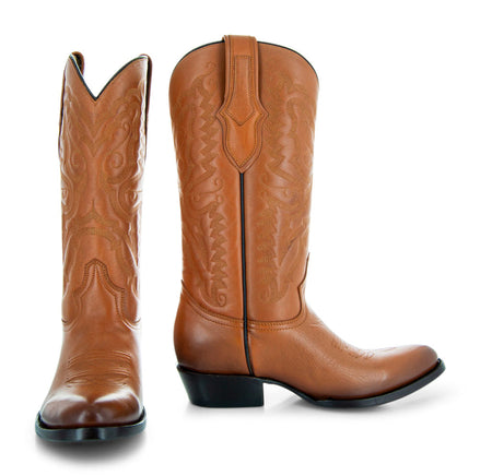 Cowboy Dress Boots | Mens Classic Round-Toe Boots