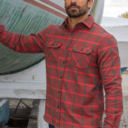 Field Grand Flannel, Brick Windowpane