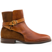 Jodphur Italian Calfskin Boot, Cognac