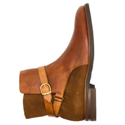 Jodphur Italian Calfskin Boot, Cognac