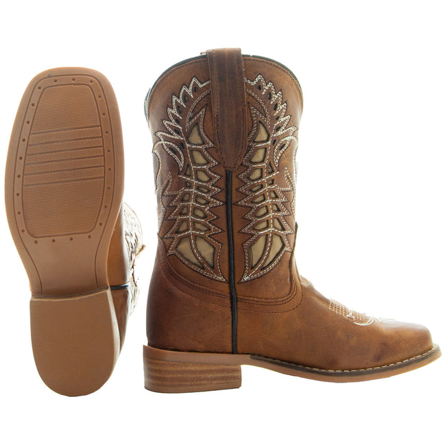 Kids' Tan Country Boots | Everyday Western Boots for Kids