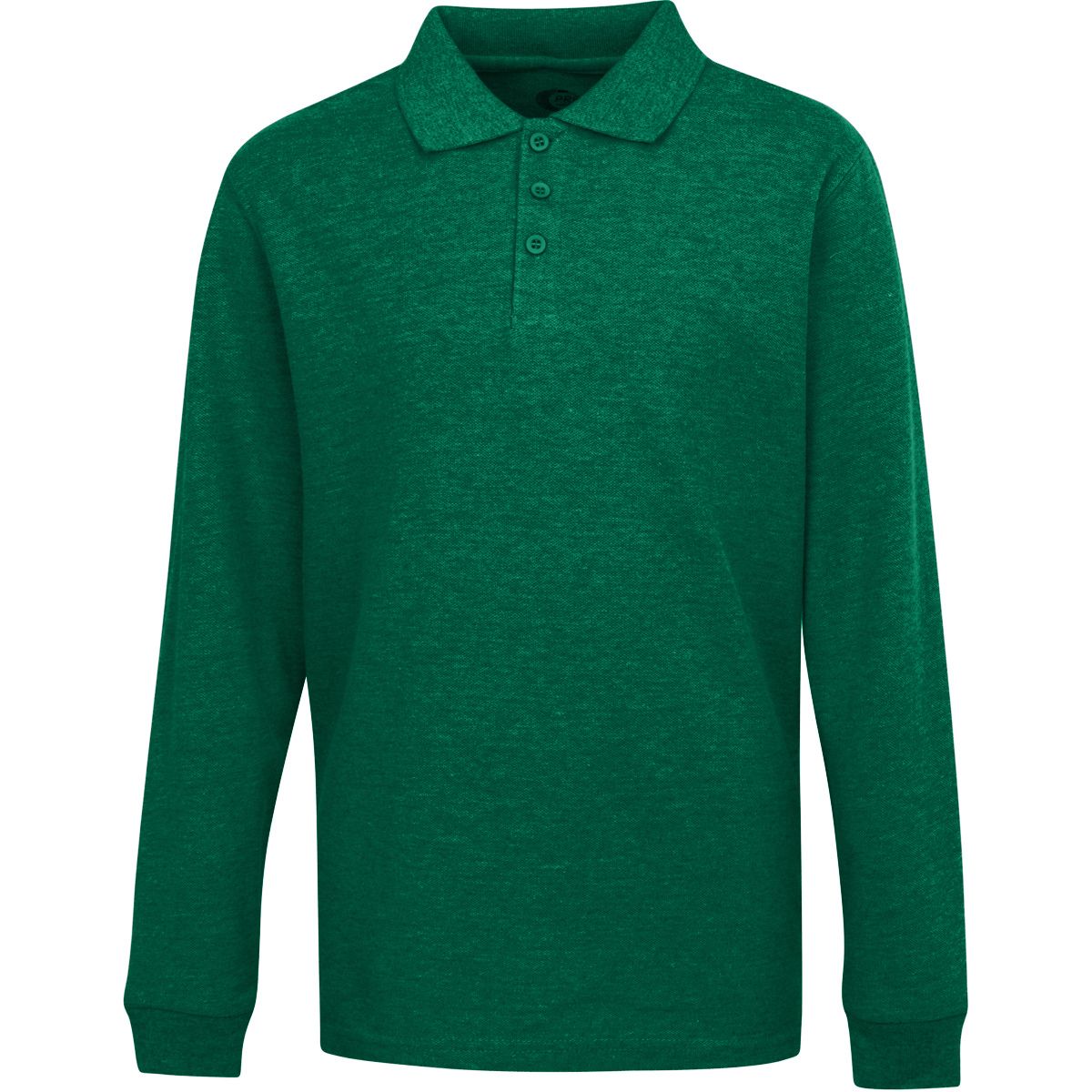 Boy's Long Sleeve Pique Polo Shirt