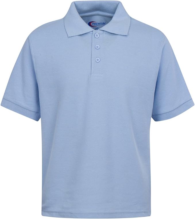 Boy's Short Sleeve Pique Polo Shirt