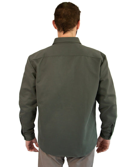 Lined Yukon Flannel Shirt Jacket, Olive