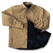 Lined Yukon Flannel Shirt Jacket, Tan
