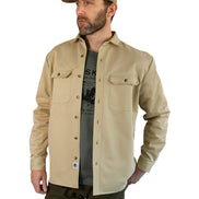 Lined Yukon Flannel Shirt Jacket, Tan