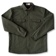 Lined Yukon Flannel Shirt Jacket, Olive
