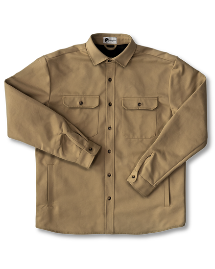 Lined Yukon Flannel Shirt Jacket, Tan