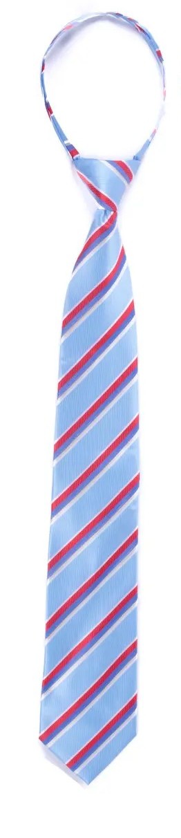 Microfiber Zipper Pre-Tied Neckties