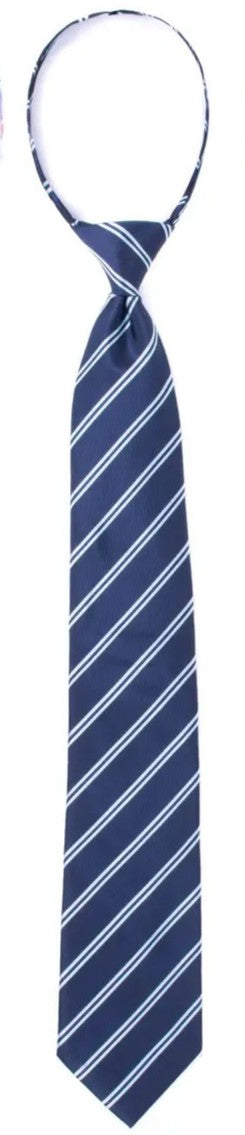 Microfiber Zipper Pre-Tied Neckties
