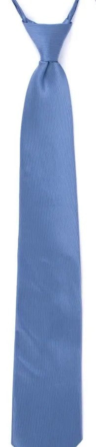 Microfiber Zipper Pre-Tied Neckties