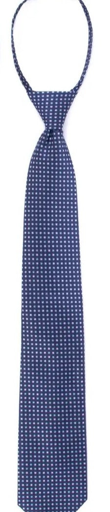 Microfiber Zipper Pre-Tied Neckties
