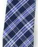 Microfiber Classic Blue Zipper Pre-Tied Neckties