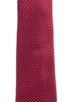 Microfiber Classic Red Zipper Pre-Tied Neckties