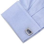 Silver and Sodalite JFK Presidential 5-Stud Set