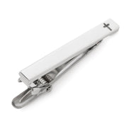 Cross Stainless Steel Cufflinks and Tie Clip Gift Set