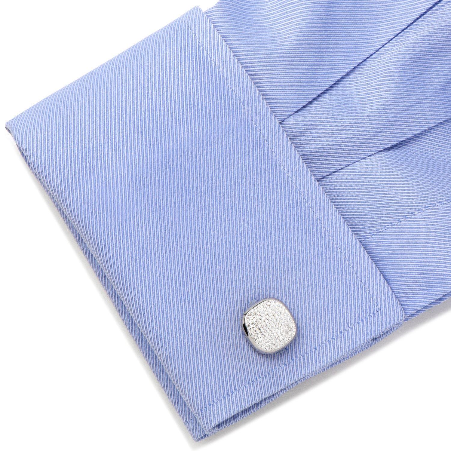 White Pave Crystal 5-Stud Set