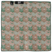 Green Floral Tie and Pocket Square Gift Set